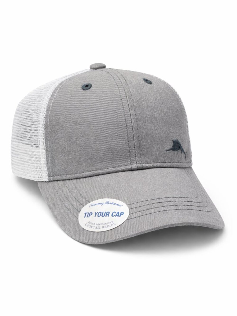Tommy Bahama Mens Mesh Trucker Hat Gray Golf Adjustable Trucker NWT